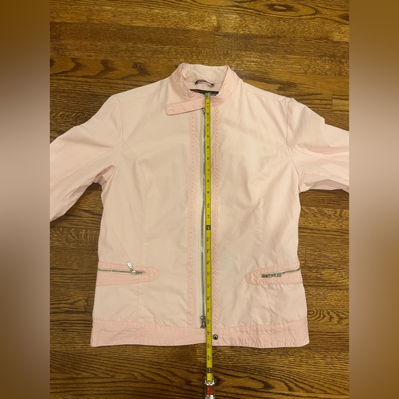 Versace Sport Pink Zip-Up Jacket Luxury Italian Designer Outerwear Windbreaker - Picture 13 of 13